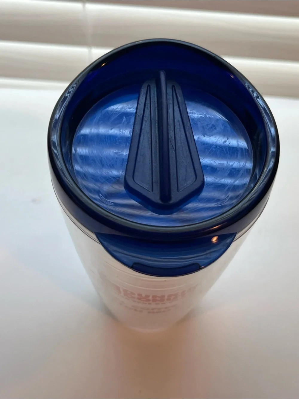 Boston Red Sox Double Wall Tumbler - Clear with Red & Navy